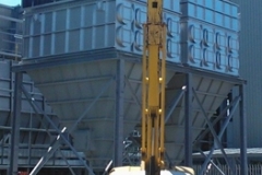 POWER STATION FILTER PLANT - MULTI CYCLONE UNIT & HOPPERS - UNDER CONSTRUCTION