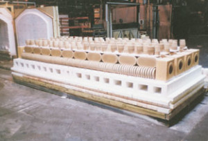 1600°C SHUTTLE KILN FIRING FLOGATES FOR STEEL INDUSTRY