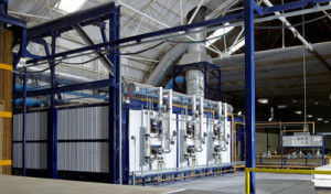 3 CAR ‘PMZ’ SHUTTLE KILN FIRING REFRACTORY BRICKS AT 1550°C