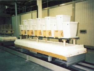 85m LONG SANITARYWARE FIRST FIRE ‘SKATE’ TUNNEL KILN