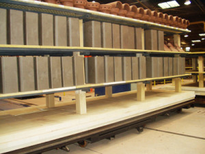 ‘PMZ’ 7 CAR SHUTTLE KILN FIRING CLAY DRAINAGE PRODUCTS